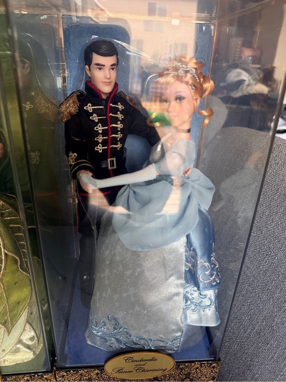 Classic Cinderella & Prince Charming Decorative Doll Set - Blue